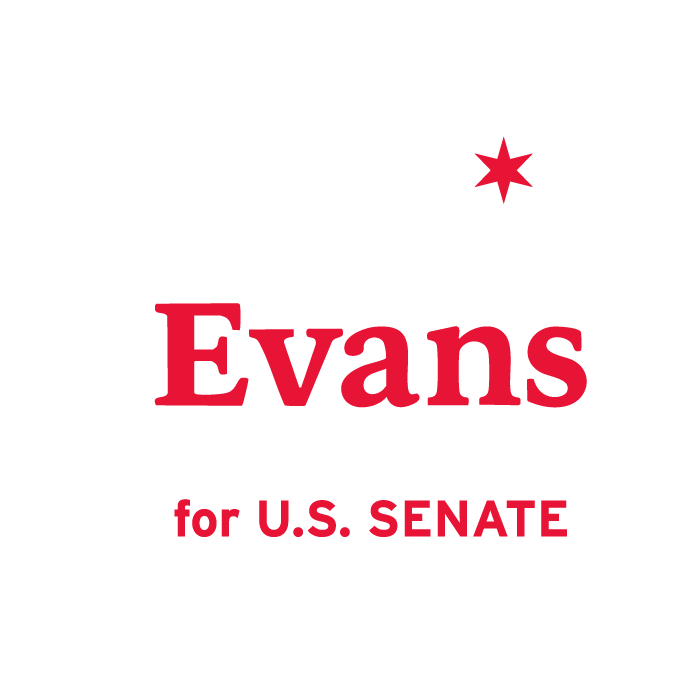 Vote Jeannie Evans campaign logo lockup