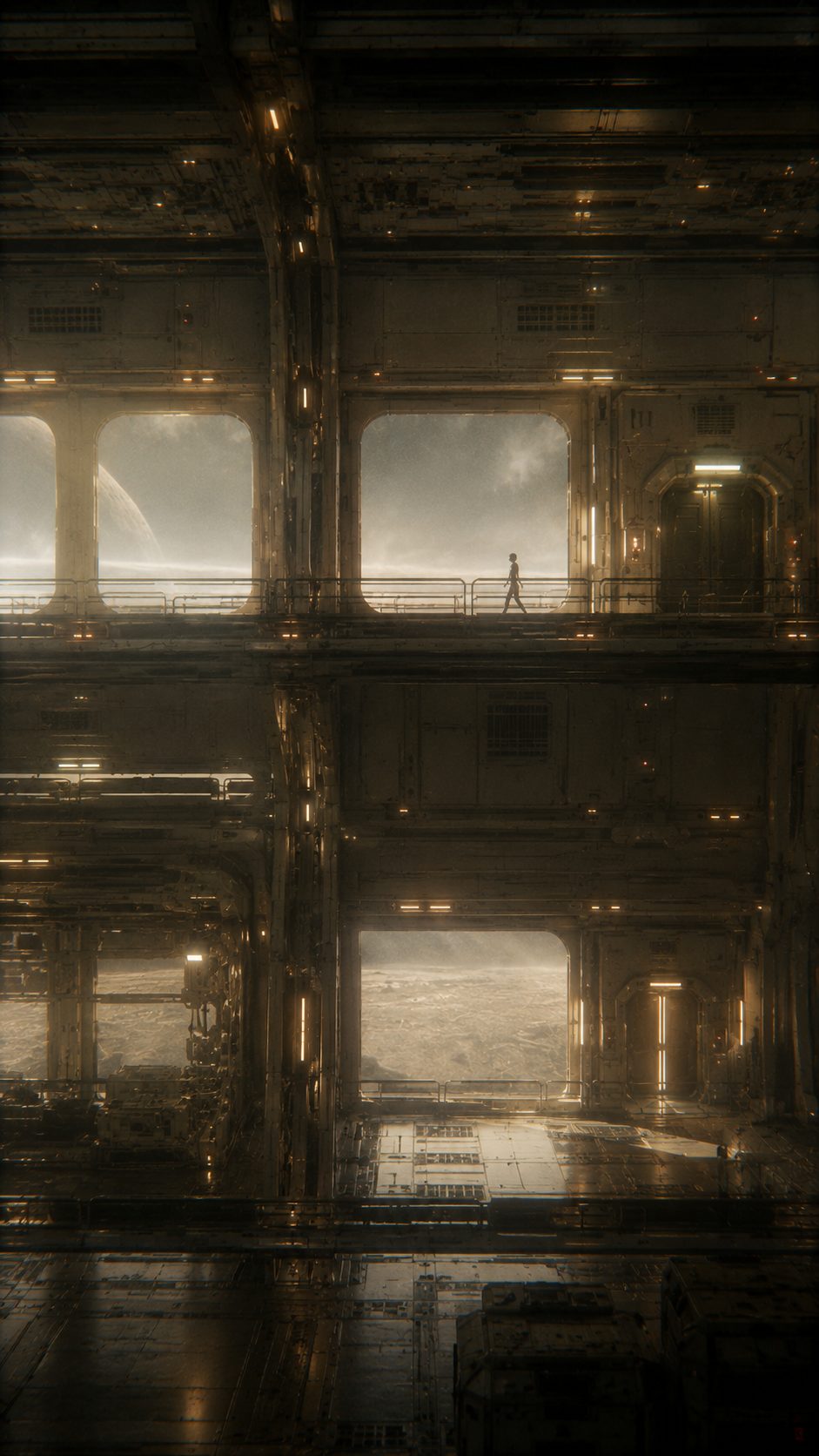 Build still — hallwaywalk3